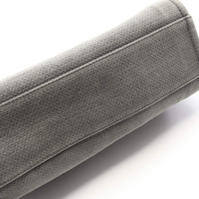 香奈兒 Deauville 鏈條手提單肩包 A67001 牛仔皮革 灰色 黑色 二手 CC-7