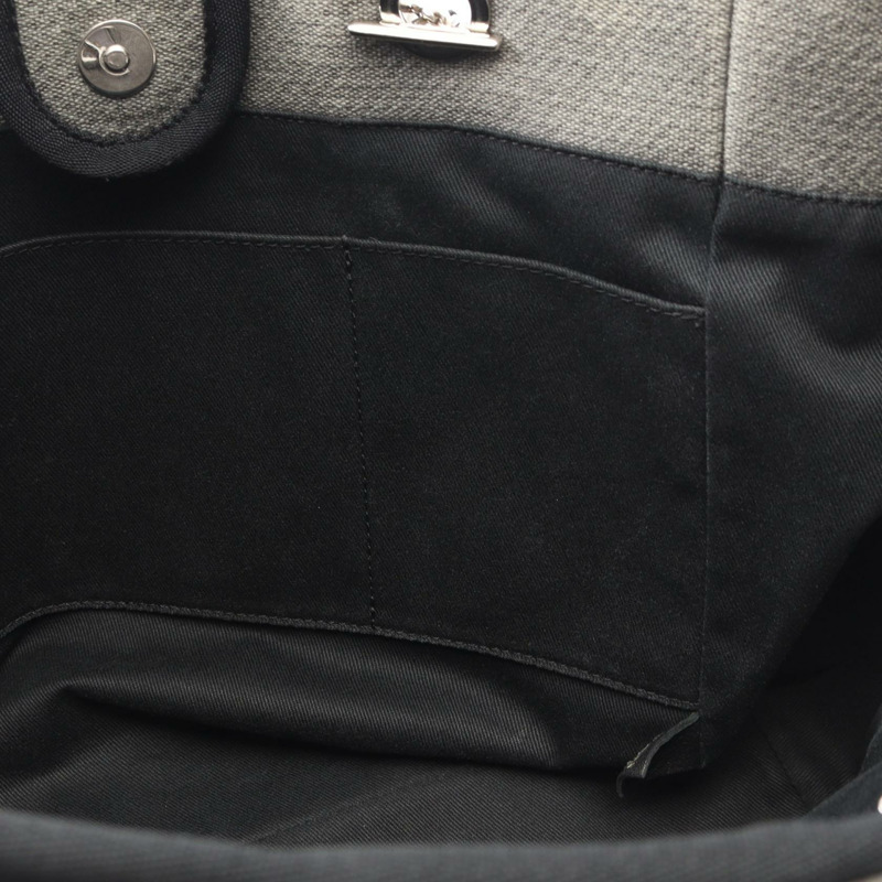 香奈兒 Deauville 鏈條手提單肩包 A67001 牛仔皮革 灰色 黑色 二手 CC-9