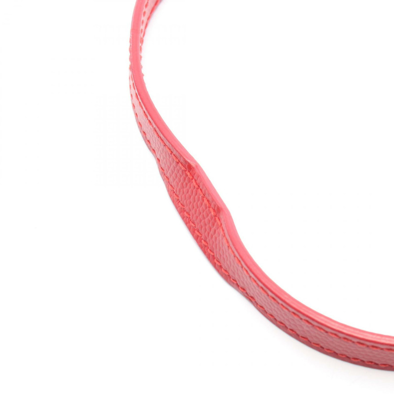 SAINT LAURENT PARIS Cassandra 信封鏈條斜背包 857605 紅色-5