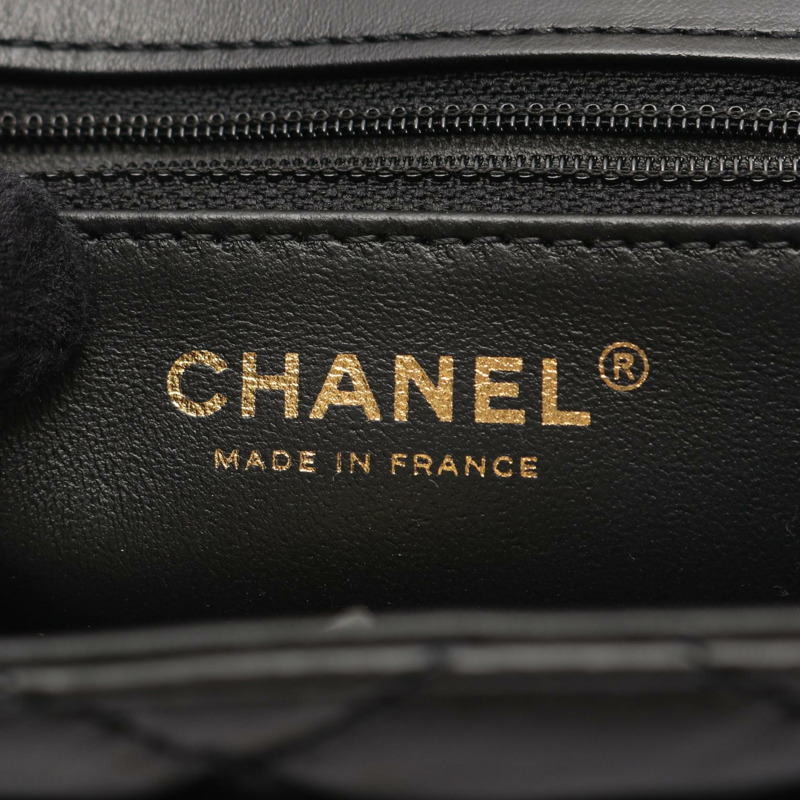 香奈兒 (CHANEL) 絎縫鏈條單背包 AS5026 羊皮 黑色 二手 金色五金 CC-3