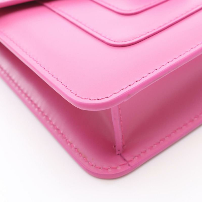 寶格麗 Serpenti Forever Chain 斜背肩背包,粉紅色皮革,二手女士-4