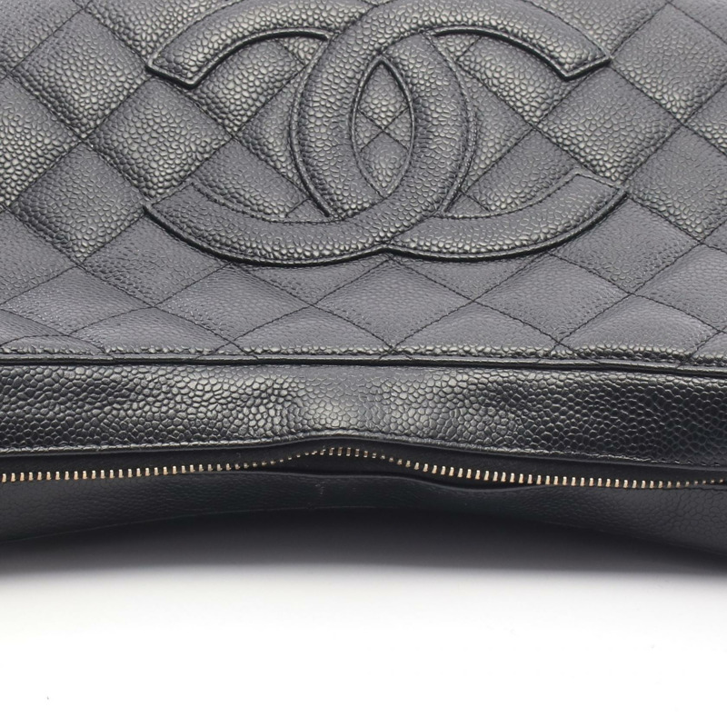 香奈兒 (CHANEL) Matelasse 鏈條肩背包 A20993 小牛皮 黑色 二手 金色五金 女士-7