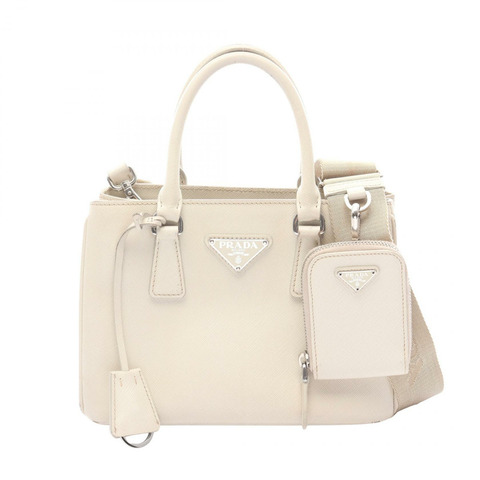 PRADA SAFFIANO LUX 迷你 Galleria 單肩斜背包 BN2842 皮革 二手