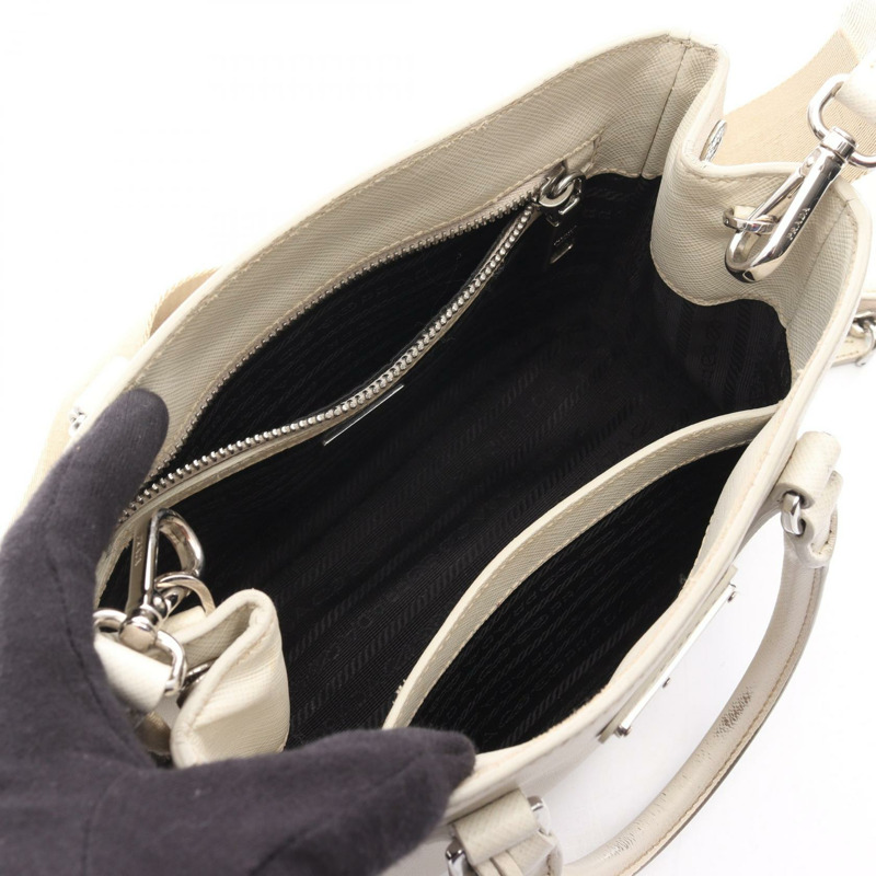 PRADA SAFFIANO LUX 迷你 Galleria 單肩斜背包 BN2842 皮革 二手-2