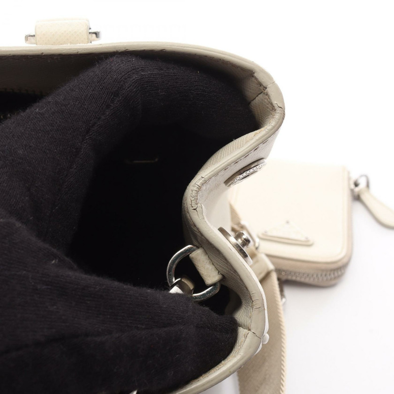 PRADA SAFFIANO LUX 迷你 Galleria 單肩斜背包 BN2842 皮革 二手-5