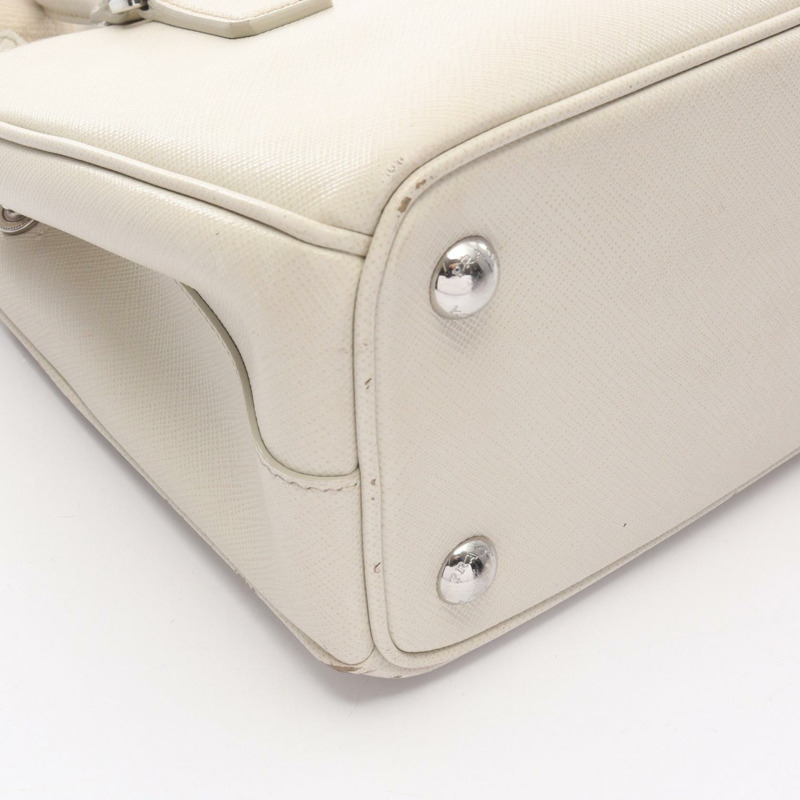 PRADA SAFFIANO LUX 迷你 Galleria 單肩斜背包 BN2842 皮革 二手-11