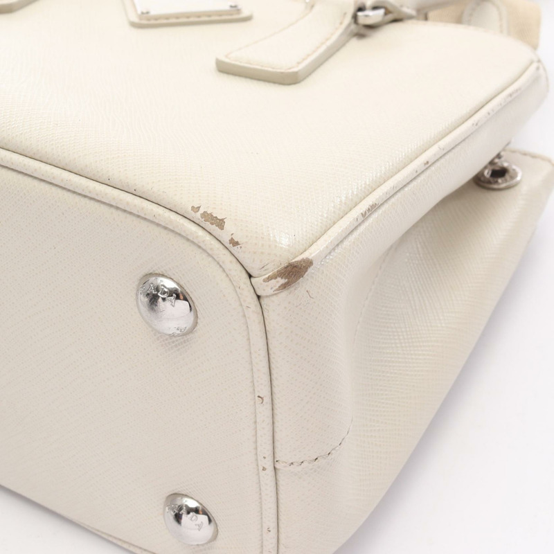 PRADA SAFFIANO LUX 迷你 Galleria 單肩斜背包 BN2842 皮革 二手-12