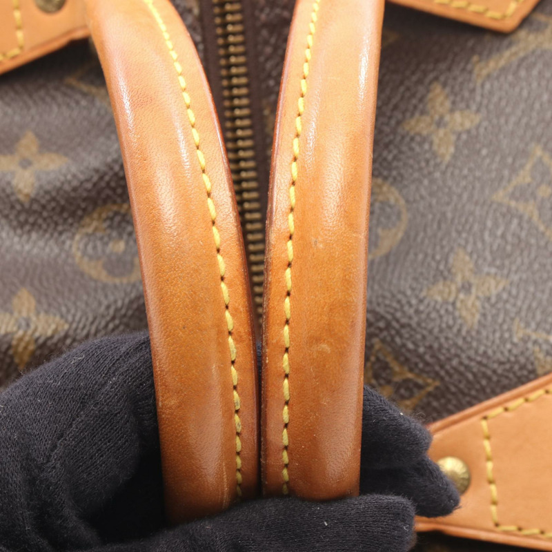 路易威登 Speedy 30 手提包 M41526 Monogram PVC 帆布皮革棕色二手 LV-9