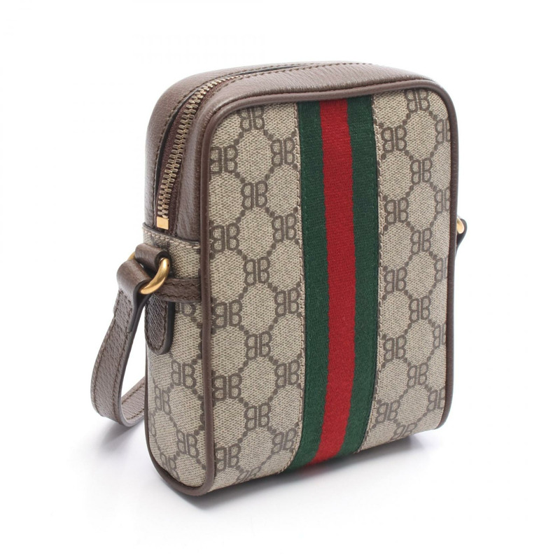 BALENCIAGA GUCCI Hacker Project 單肩斜背包 680129-0001B 帆布 二手-1