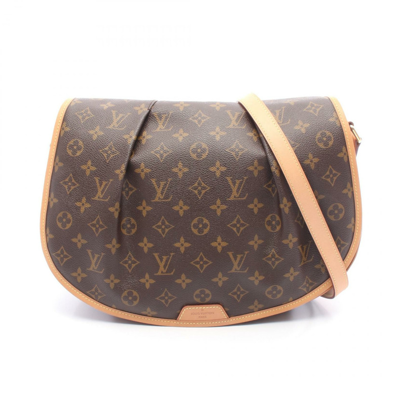 路易威登 Menilmontant MM 肩斜背包 M40473 Monogram 帆布 二手-0