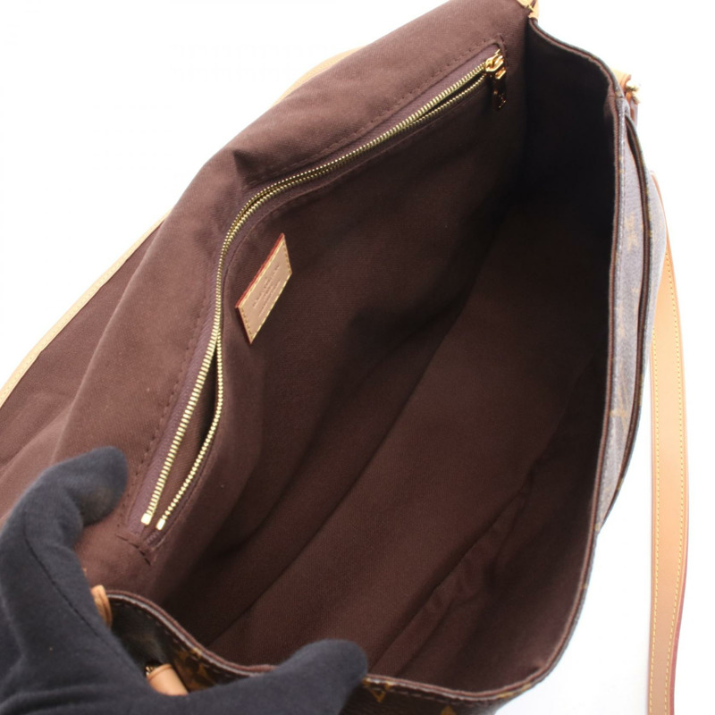 路易威登 Menilmontant MM 肩斜背包 M40473 Monogram 帆布 二手-2
