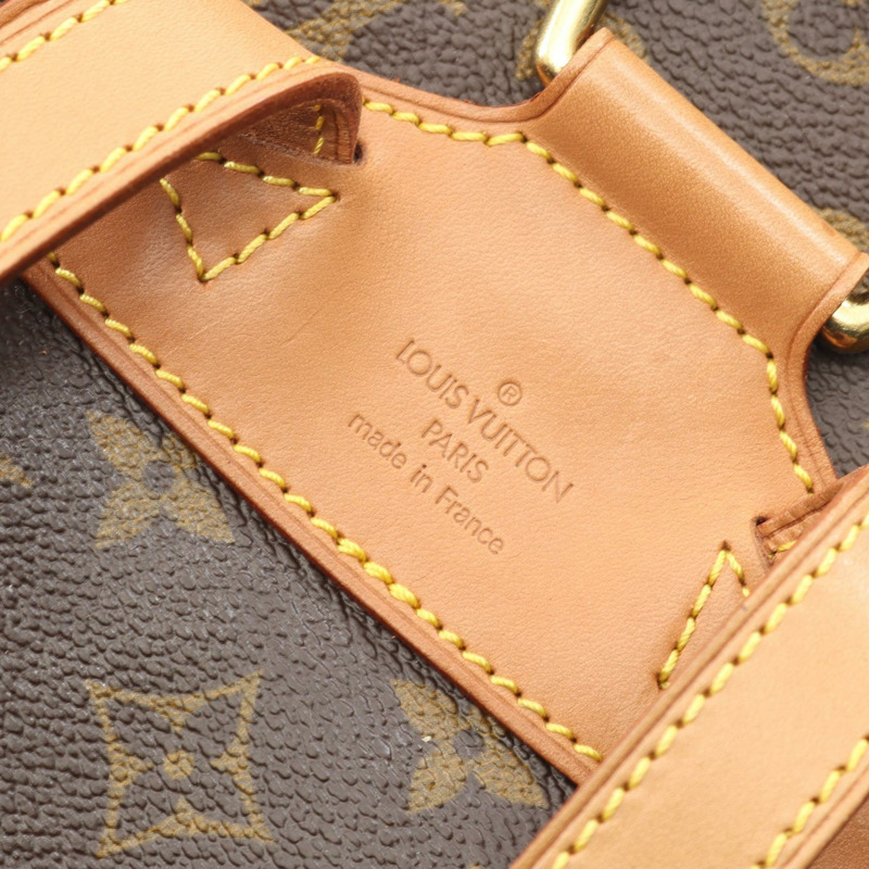 路易威登 Montsouris MM 雙肩包 M51136 Monogram 帆布 棕色 二手-3