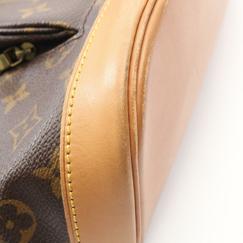 路易威登 Montsouris MM 雙肩包 M51136 Monogram 帆布 棕色 二手-7