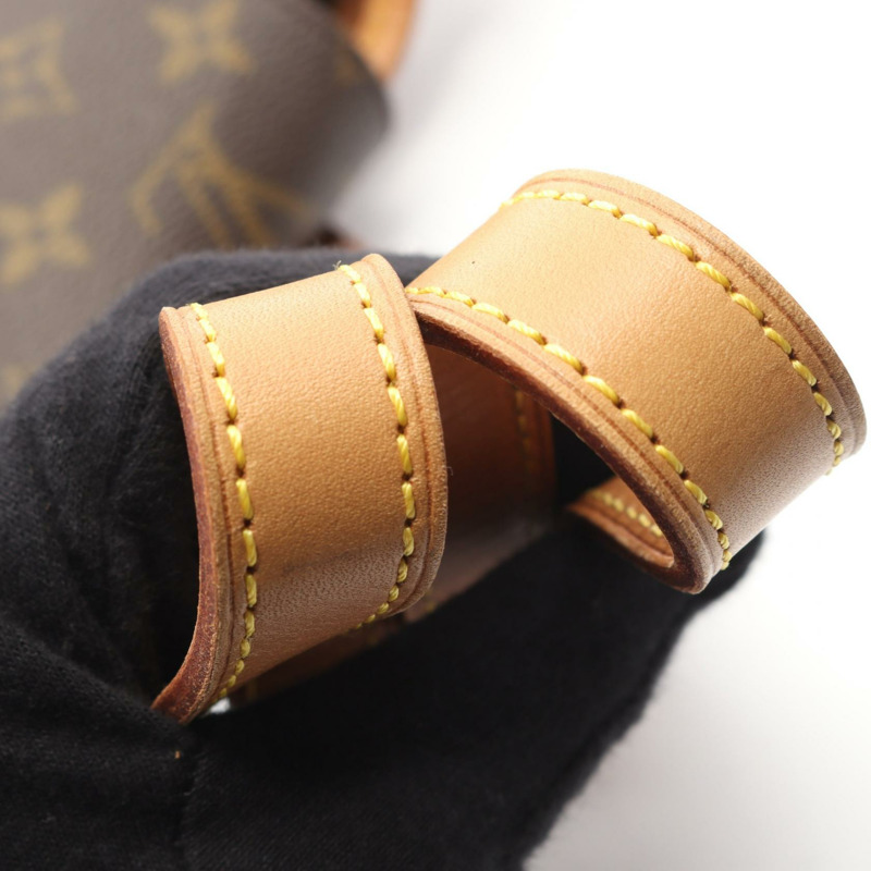 路易威登 Montsouris MM 雙肩包 M51136 Monogram 帆布 棕色 二手-8