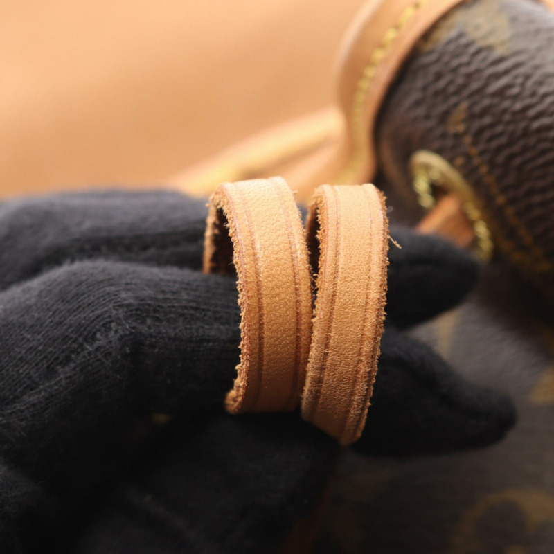 路易威登 Montsouris MM 雙肩包 M51136 Monogram 帆布 棕色 二手-9