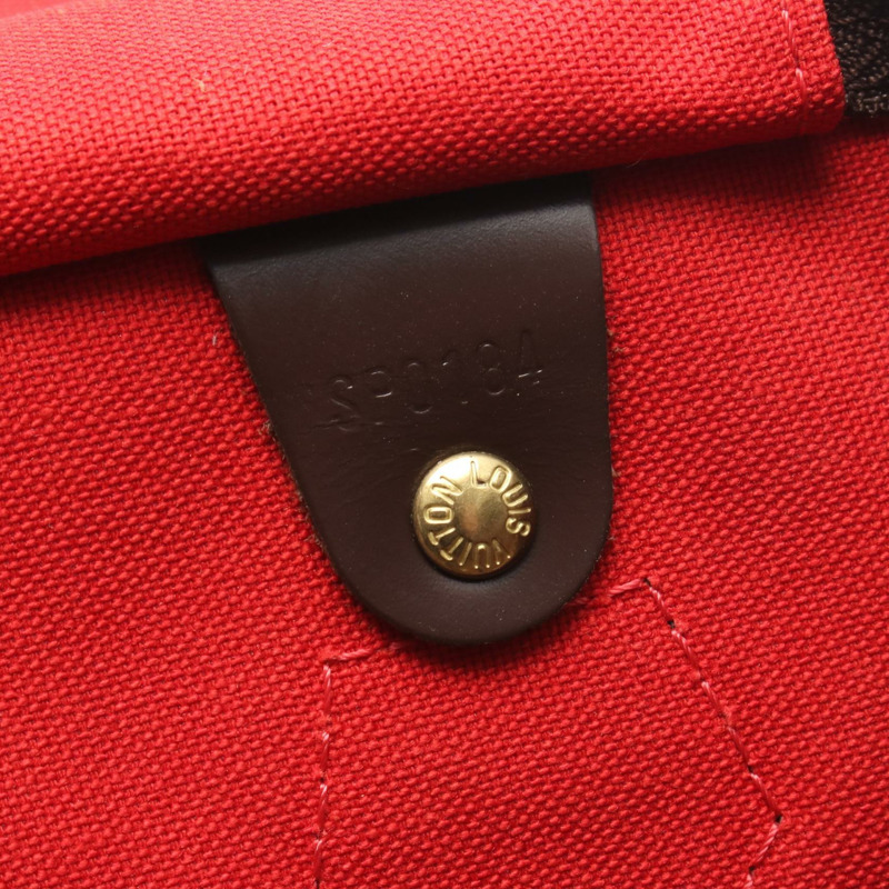 路易威登 Speedy 30 手提包 N41531 Damier Ebene 帆布皮革棕色二手 LV-4