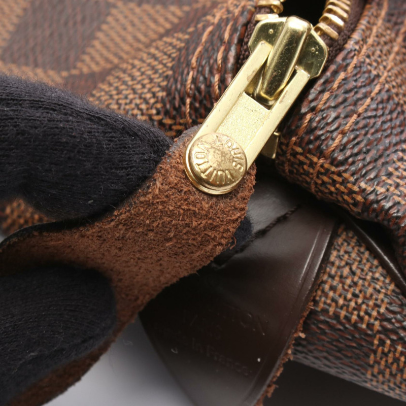 路易威登 Speedy 30 手提包 N41531 Damier Ebene 帆布皮革棕色二手 LV-6