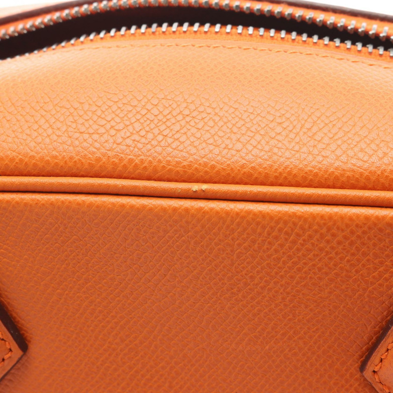 愛馬仕 Plume 28 手提包，H Epsom 皮革，橙色 SHW，二手女士-7