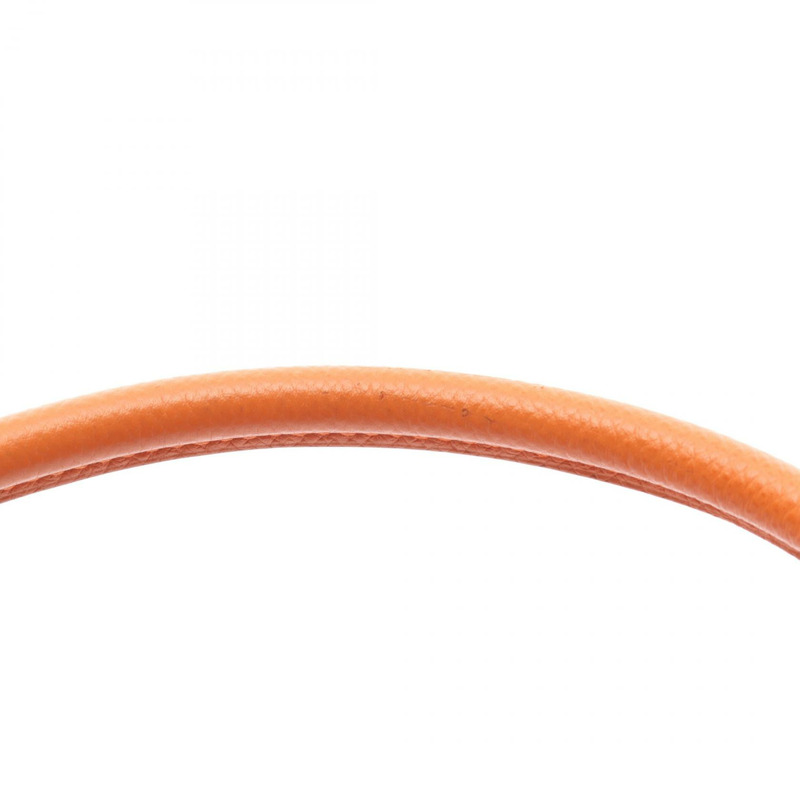 愛馬仕 Plume 28 手提包，H Epsom 皮革，橙色 SHW，二手女士-8