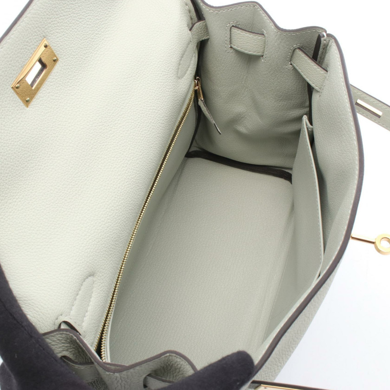 愛馬仕 Kelly 28 單肩手提包 B 027630CC Togo 皮革 Gris neve GHW 二手-2