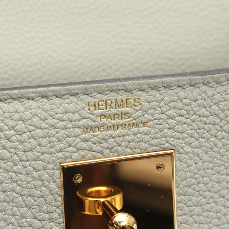 愛馬仕 Kelly 28 單肩手提包 B 027630CC Togo 皮革 Gris neve GHW 二手-3