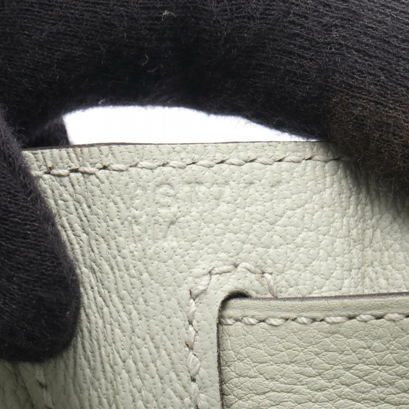 愛馬仕 Kelly 28 單肩手提包 B 027630CC Togo 皮革 Gris neve GHW 二手-4