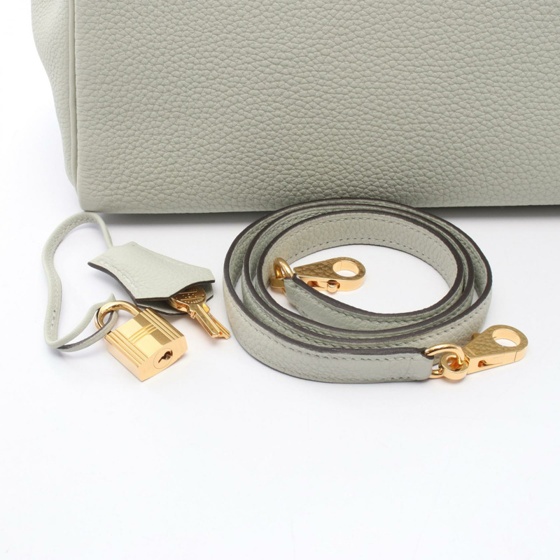 愛馬仕 Kelly 28 單肩手提包 B 027630CC Togo 皮革 Gris neve GHW 二手-5