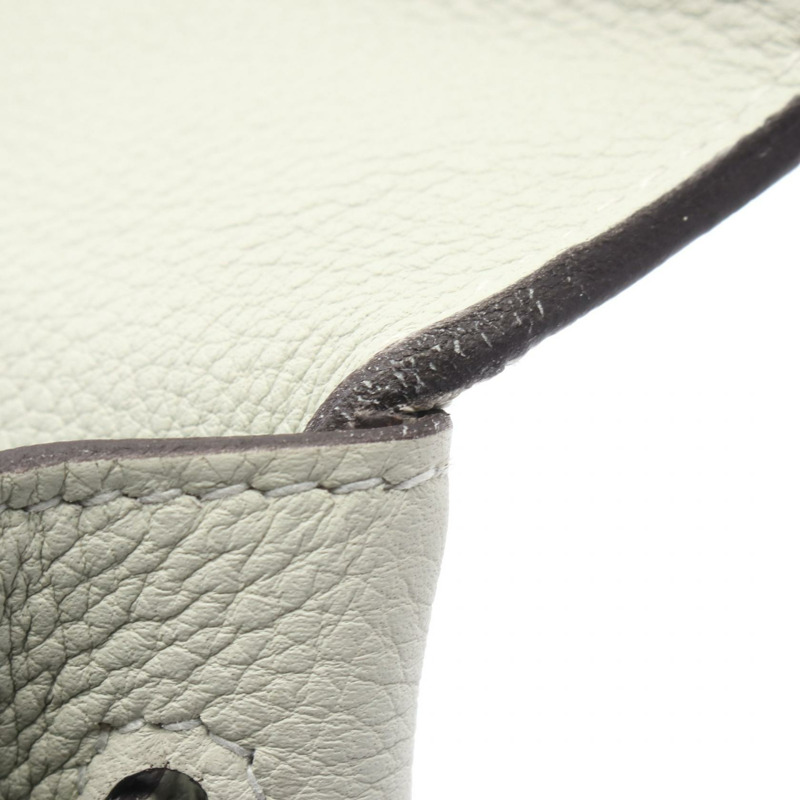 愛馬仕 Kelly 28 單肩手提包 B 027630CC Togo 皮革 Gris neve GHW 二手-6