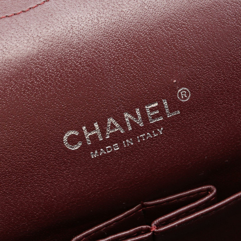 香奈兒 Jumbo Matelasse 34 單翻蓋鏈條肩背包，黑色皮革，二手 CC-3