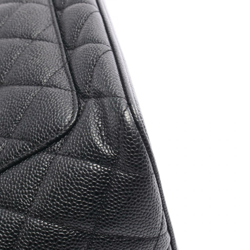 香奈兒 (CHANEL) Medallion 手提包 A01804 黑色粒面小牛皮 二手 女士 金色五金 CC-6