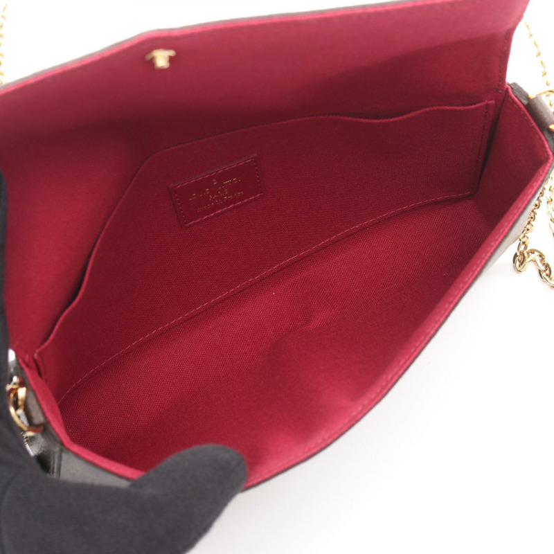 路易威登 Pochette Felicie 鏈條肩背斜背包 M61276 Monogram 二手-2