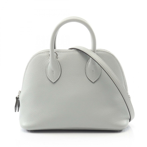 愛馬仕 Bolide 1923 迷你斜背包 W 075180CK Evercolor 藍色冰川色 SHW