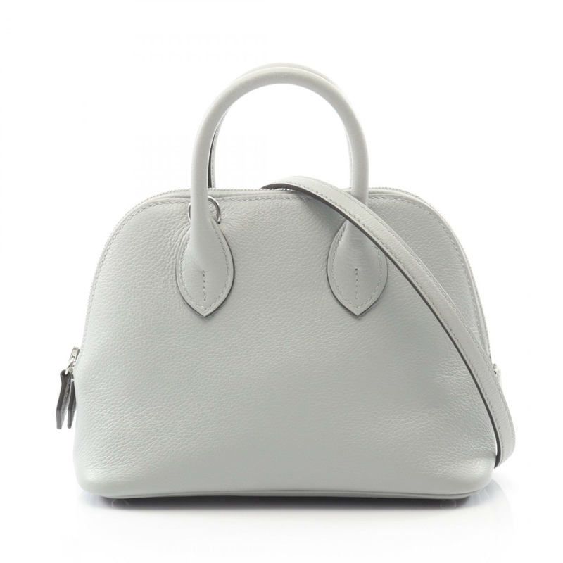 愛馬仕 Bolide 1923 迷你斜背包 W 075180CK Evercolor 藍色冰川色 SHW-0