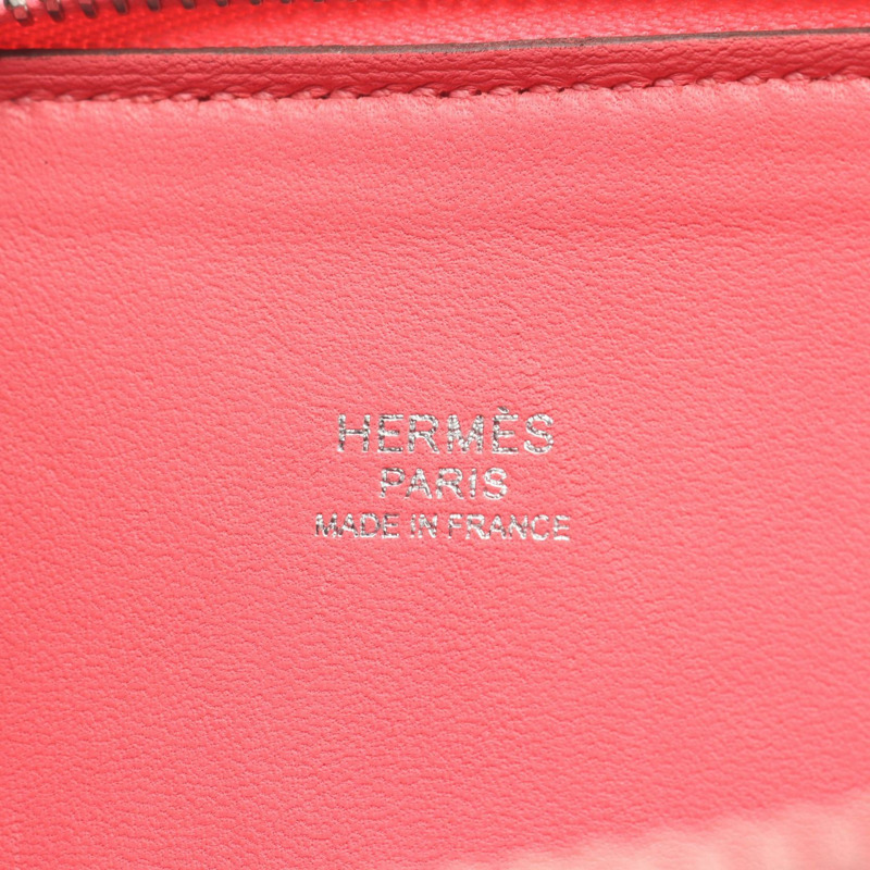 愛馬仕 Bolide 27 單肩手提包 Y 041693CK 愛普生玫瑰杜鵑花色 二手 女士 SHW-3