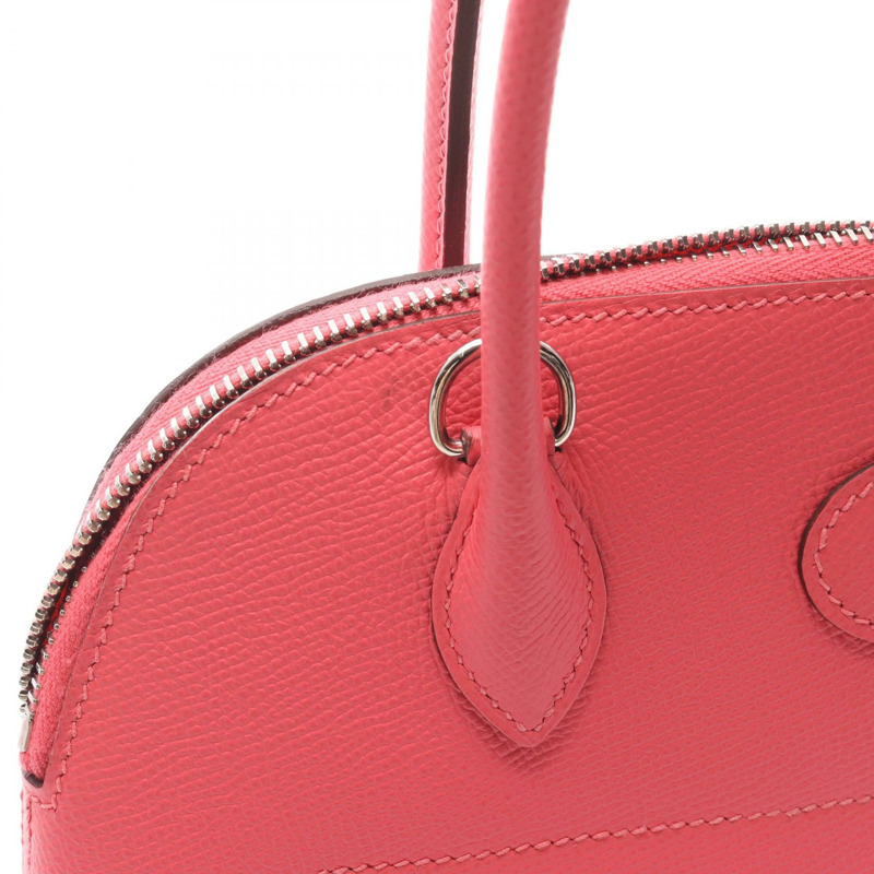 愛馬仕 Bolide 27 單肩手提包 Y 041693CK 愛普生玫瑰杜鵑花色 二手 女士 SHW-6