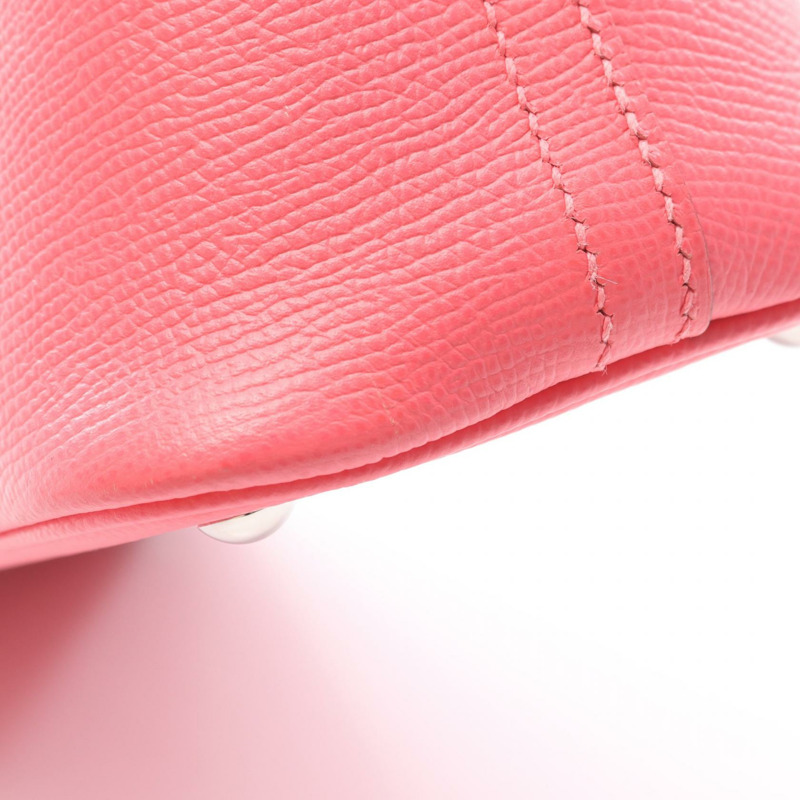 愛馬仕 Bolide 27 單肩手提包 Y 041693CK 愛普生玫瑰杜鵑花色 二手 女士 SHW-7