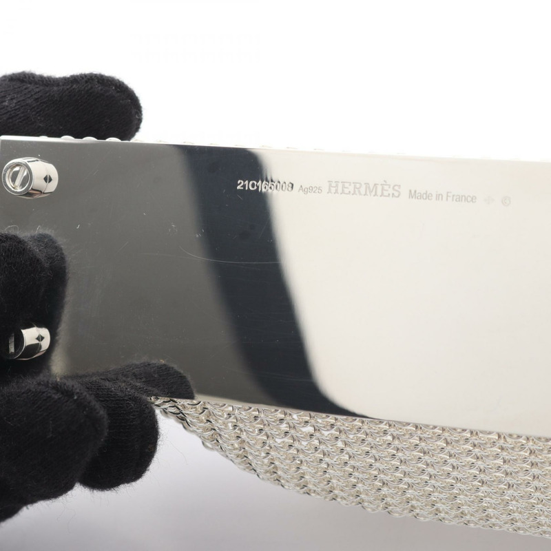 愛馬仕 Kelly 珠寶鏈肩包 銀色925 二手 SHW 女士-4