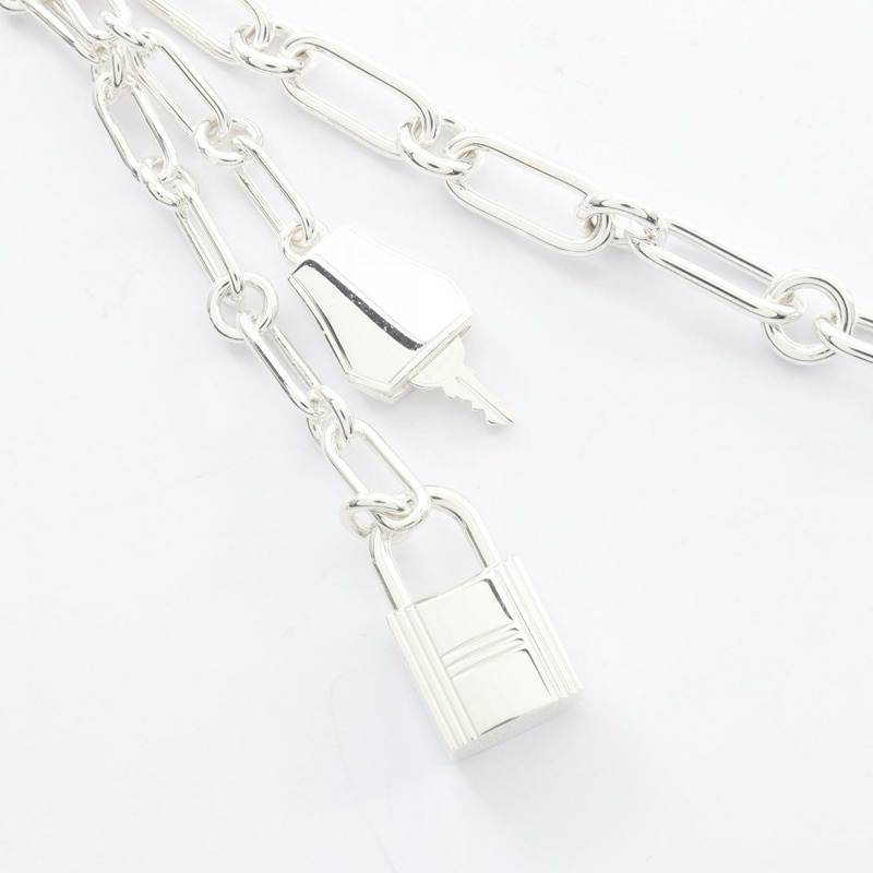 愛馬仕 Kelly 珠寶鏈肩包 銀色925 二手 SHW 女士-10