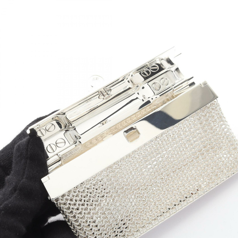 愛馬仕 Kelly 珠寶鏈肩包 銀色925 二手 SHW 女士-11