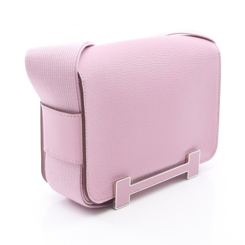 愛馬仕 Geta 肩斜背包 Chevre Mauve sylvestre 二手-1