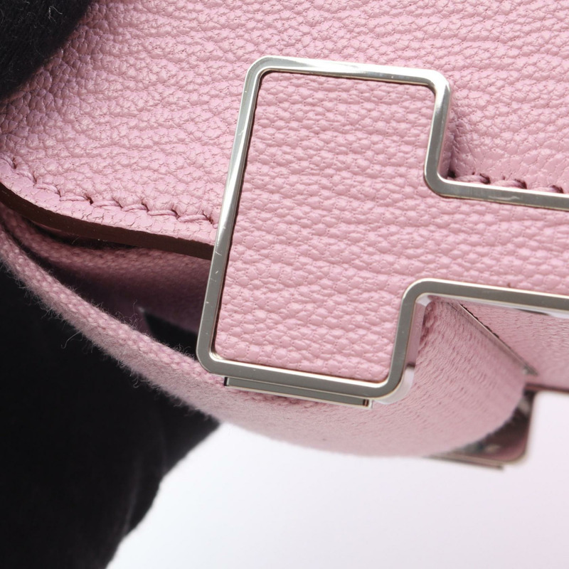 愛馬仕 Geta 肩斜背包 Chevre Mauve sylvestre 二手-6