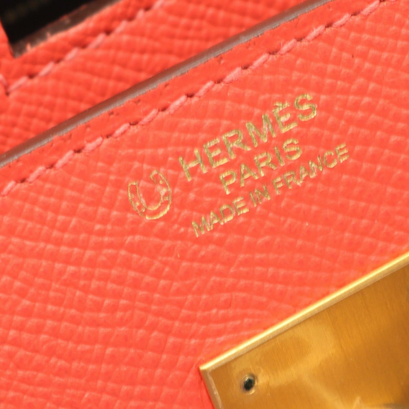 愛馬仕 Birkin 30 手提包，X Epsom 皮革，玫瑰金 Jaipur Etain 色，二手，女士，金色五金-3