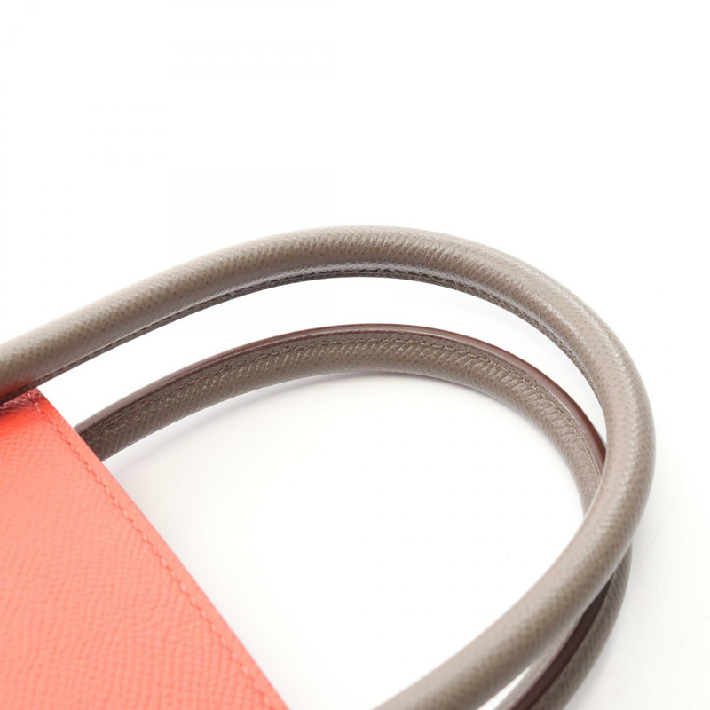 愛馬仕 Birkin 30 手提包，X Epsom 皮革，玫瑰金 Jaipur Etain 色，二手，女士，金色五金-9