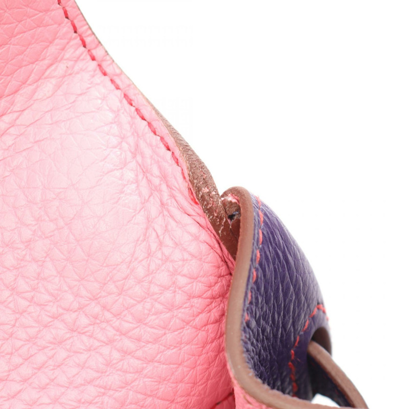 愛馬仕 Kelly 35 單肩手提包，內襯縫線 Togo 皮革，寶石紅/黑醋栗色，配銀色五金配件。-6