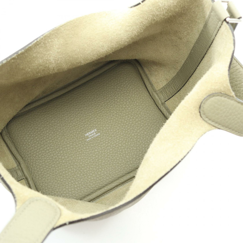 愛馬仕 Picotin Lock PM 手提水桶包 B Taurillon Clemence Sauge 二手 SHW-2