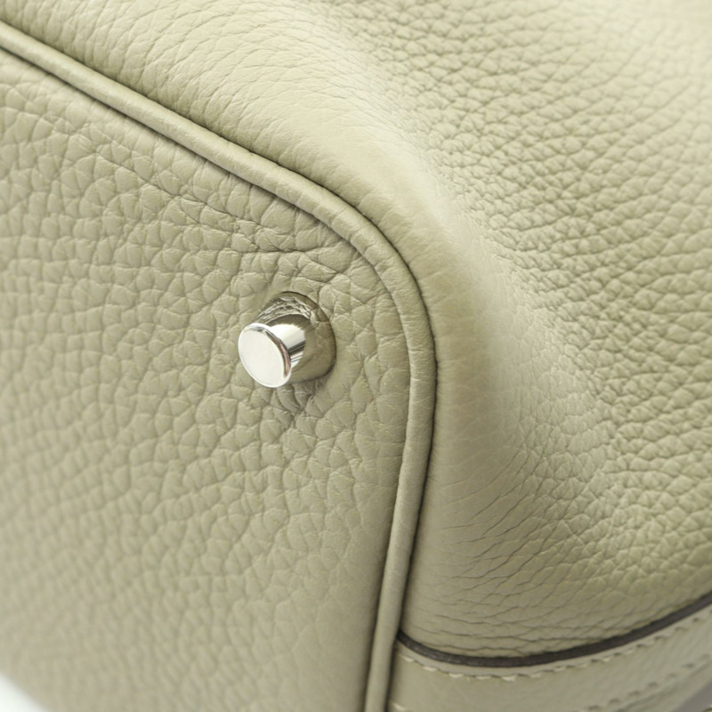 愛馬仕 Picotin Lock PM 手提水桶包 B Taurillon Clemence Sauge 二手 SHW-6