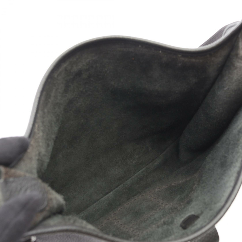 愛馬仕 Evelyne 3 GM 單肩斜背包 X Taurillon Clemence 黑色 二手 SHW-2