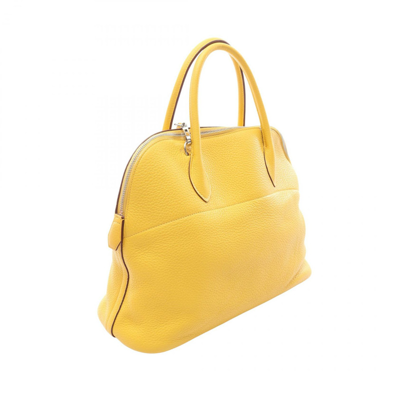 愛馬仕 Bolide 35 肩背包 M 073420CK Taurillon Clemence Soleil 二手 SHW-1