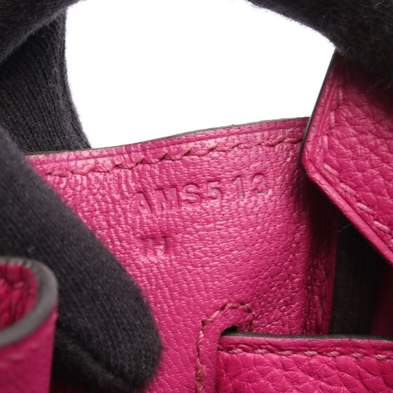 愛馬仕 Birkin 30 手提包,玫瑰紫色 Togo 皮革,二手,女士,帶五金配件-4