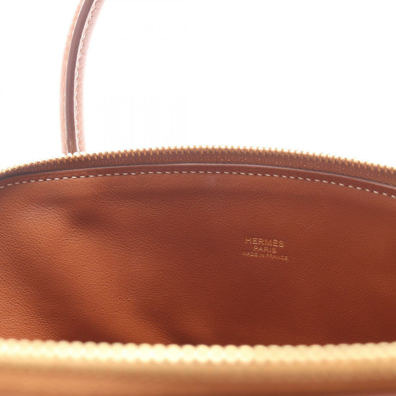 愛馬仕 Bolide 31 單肩手提包 Y Taurillon Clemence 金色二手 GHW-12